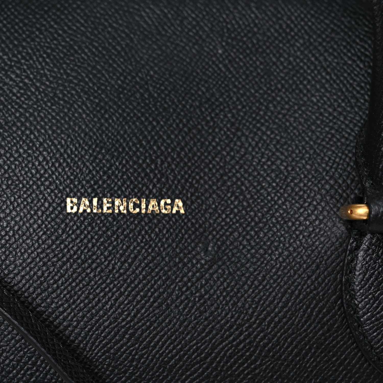 Balenciaga Grained Calfskin Medium Ville Bowling Bag Black 16 of 18