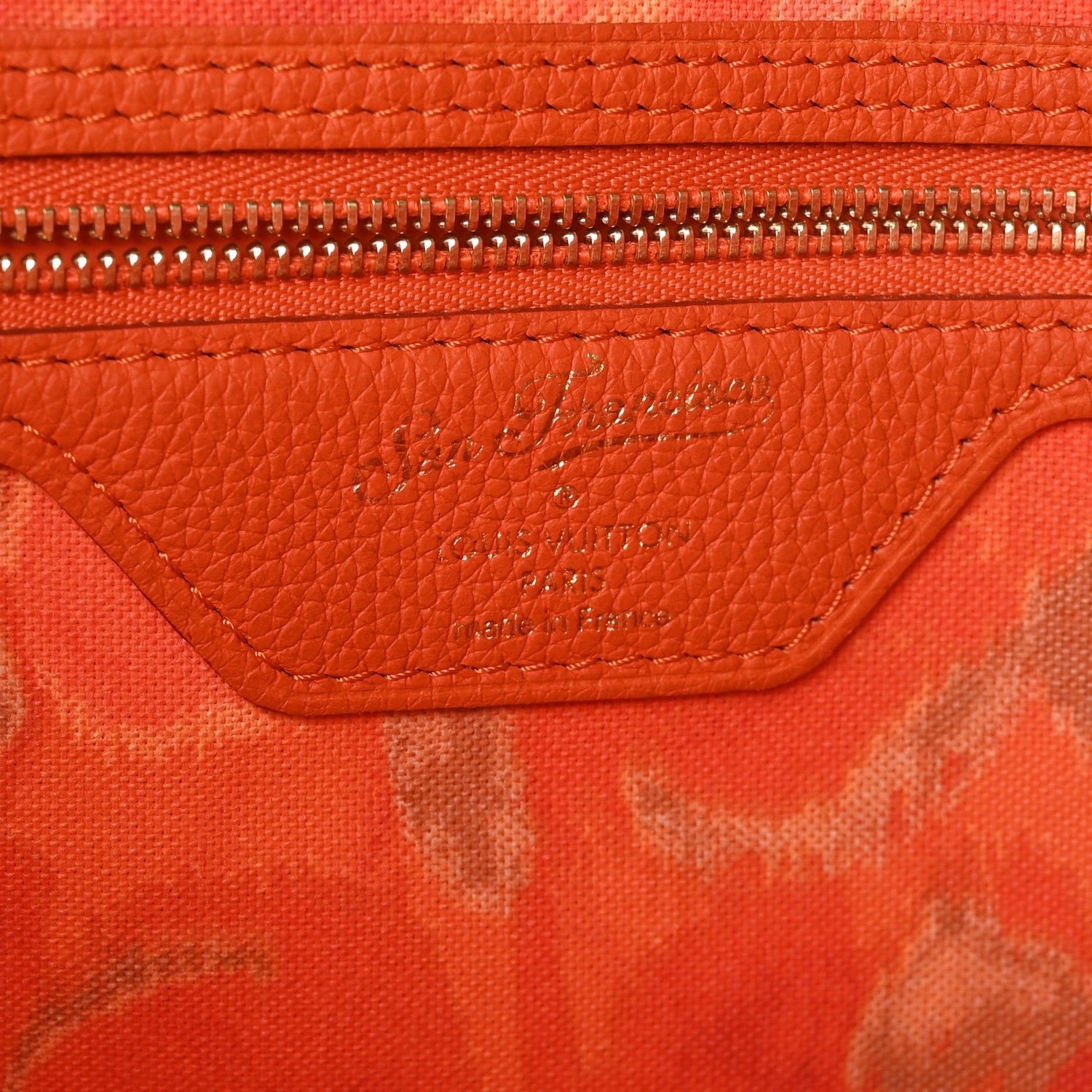 Louis Vuitton Monogram Articles de Voyage Ikat San Francisco LV Cup Neverfull GM Orange 6 of 10