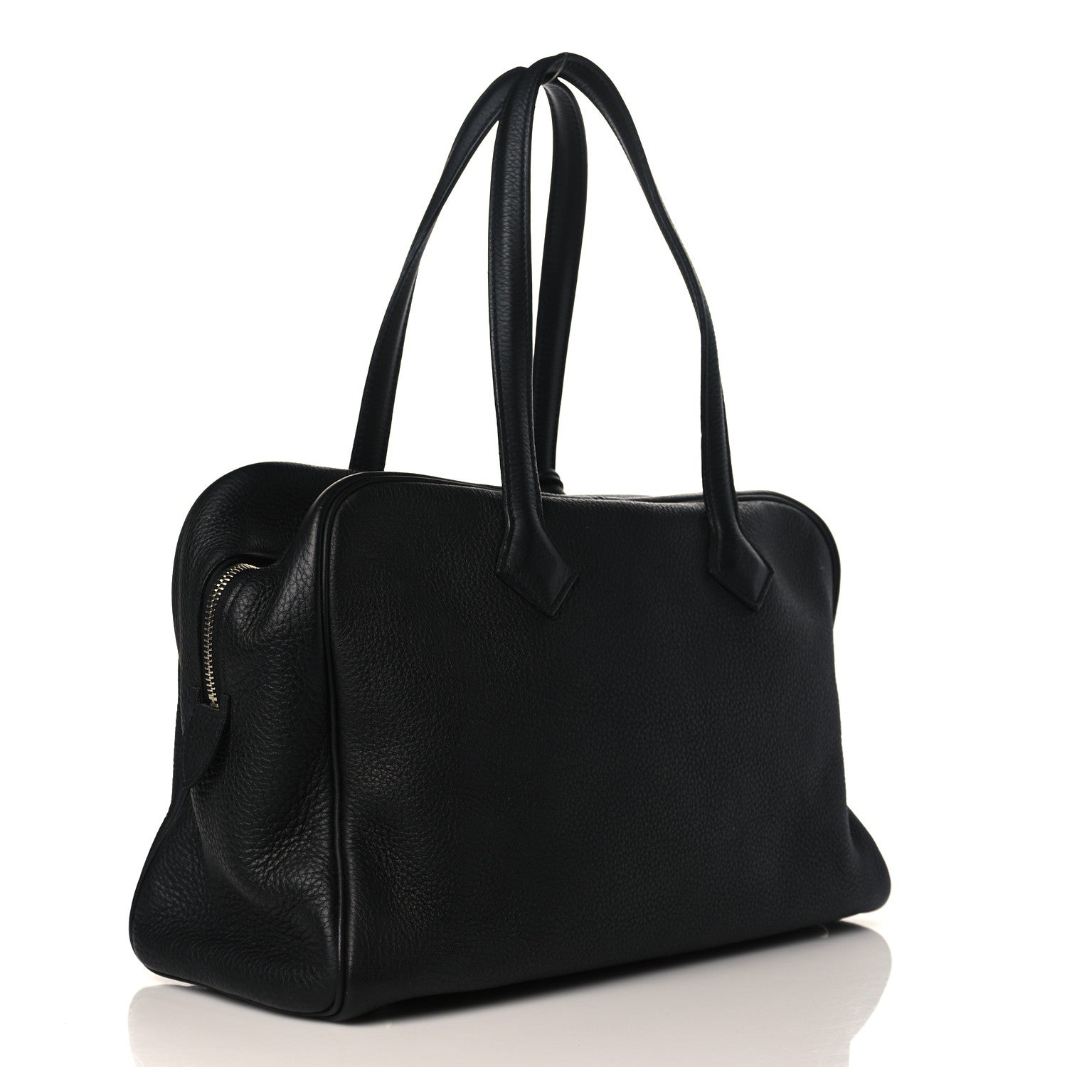 Hermes Taurillon Clemence Victoria II 35 Black 2 of 8