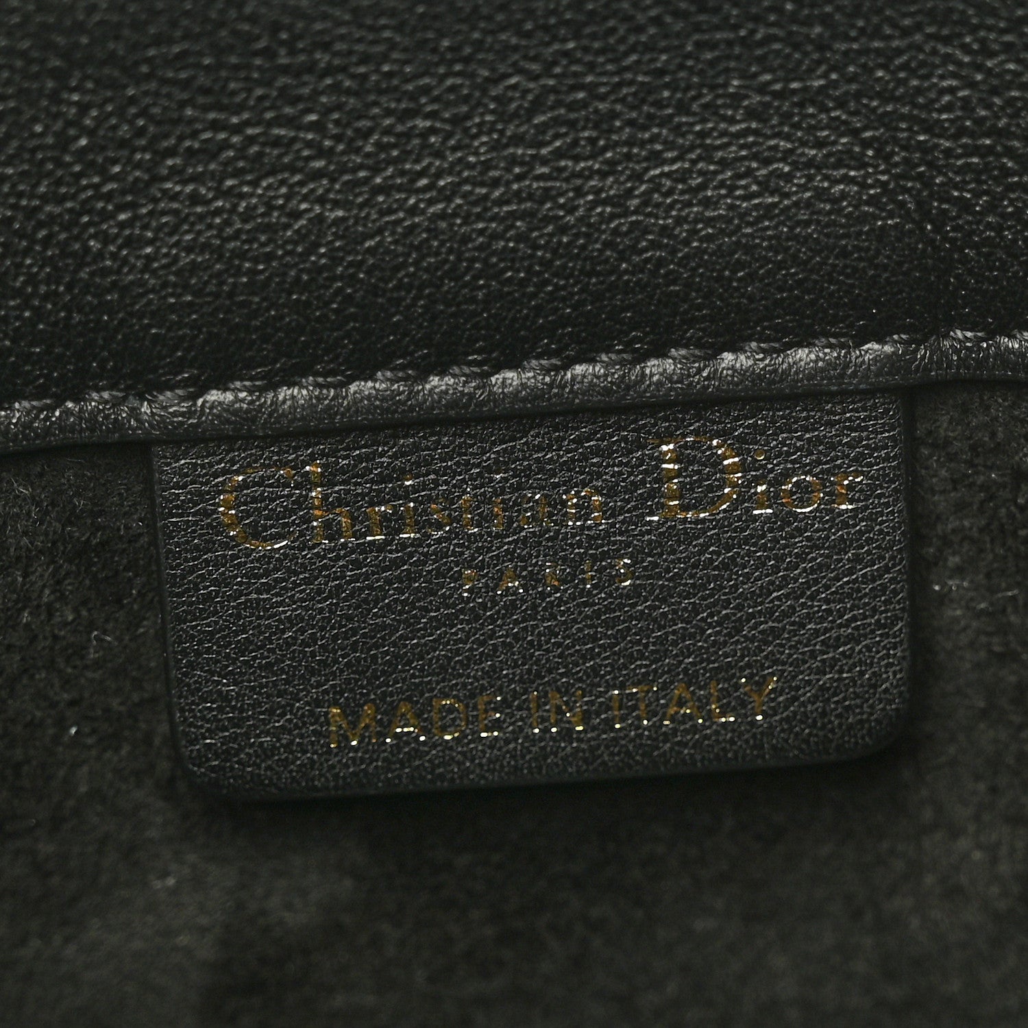 Christian Dior Calfskin Embossed Medium Book Tote Black 6 of 7