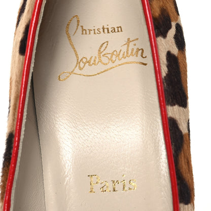 Christian Louboutin Pony Hair Leopard Print Miss Allen 100 Pumps 38 8 of 10