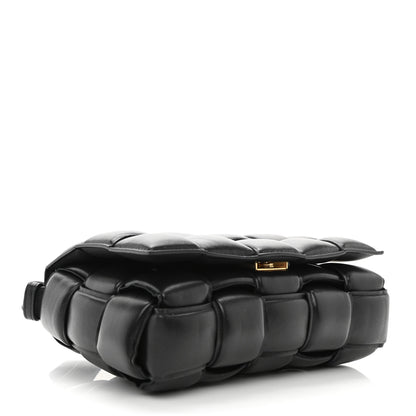 Bottega Veneta Nappa Maxi Intreccio Padded Cassette Crossbody Bag Black 4 of 11