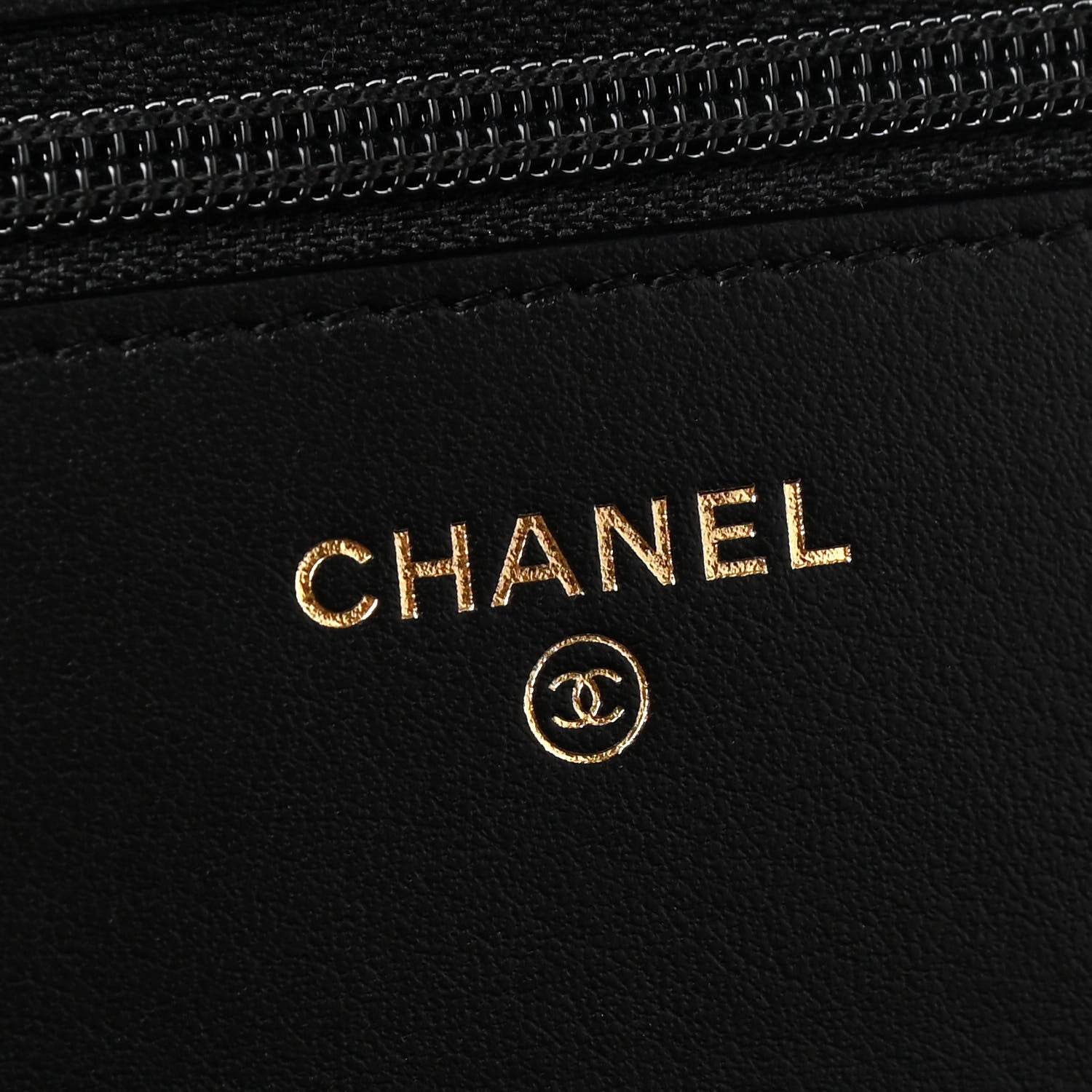 Chanel Caviar Quilted CC Filigree Wallet On Chain WOC Black 7 of 14