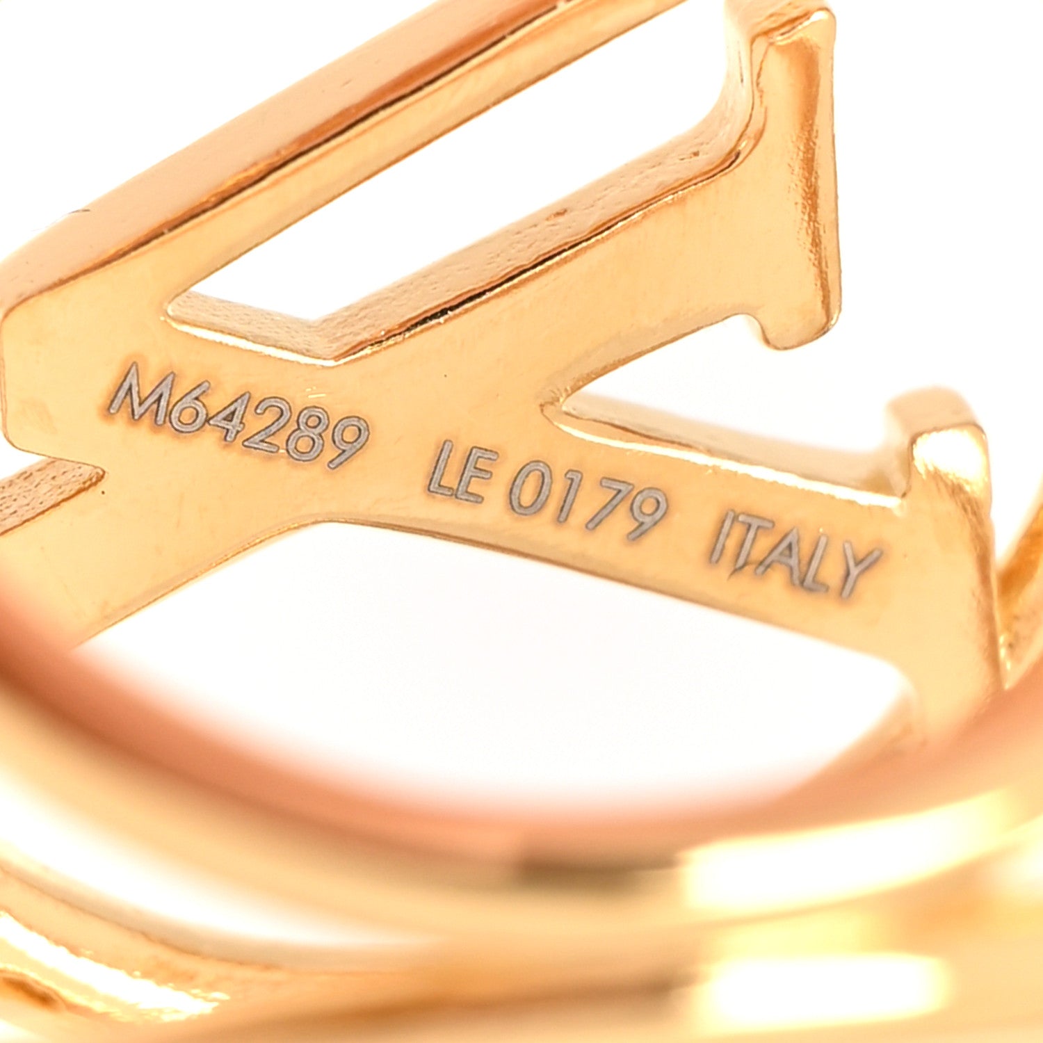 Louis Vuitton Louise Scarf Ring Holder Gold 3 of 3