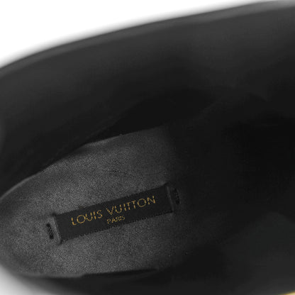 Louis Vuitton Heritage Flat High Boots 35.5 Black 7 of 9