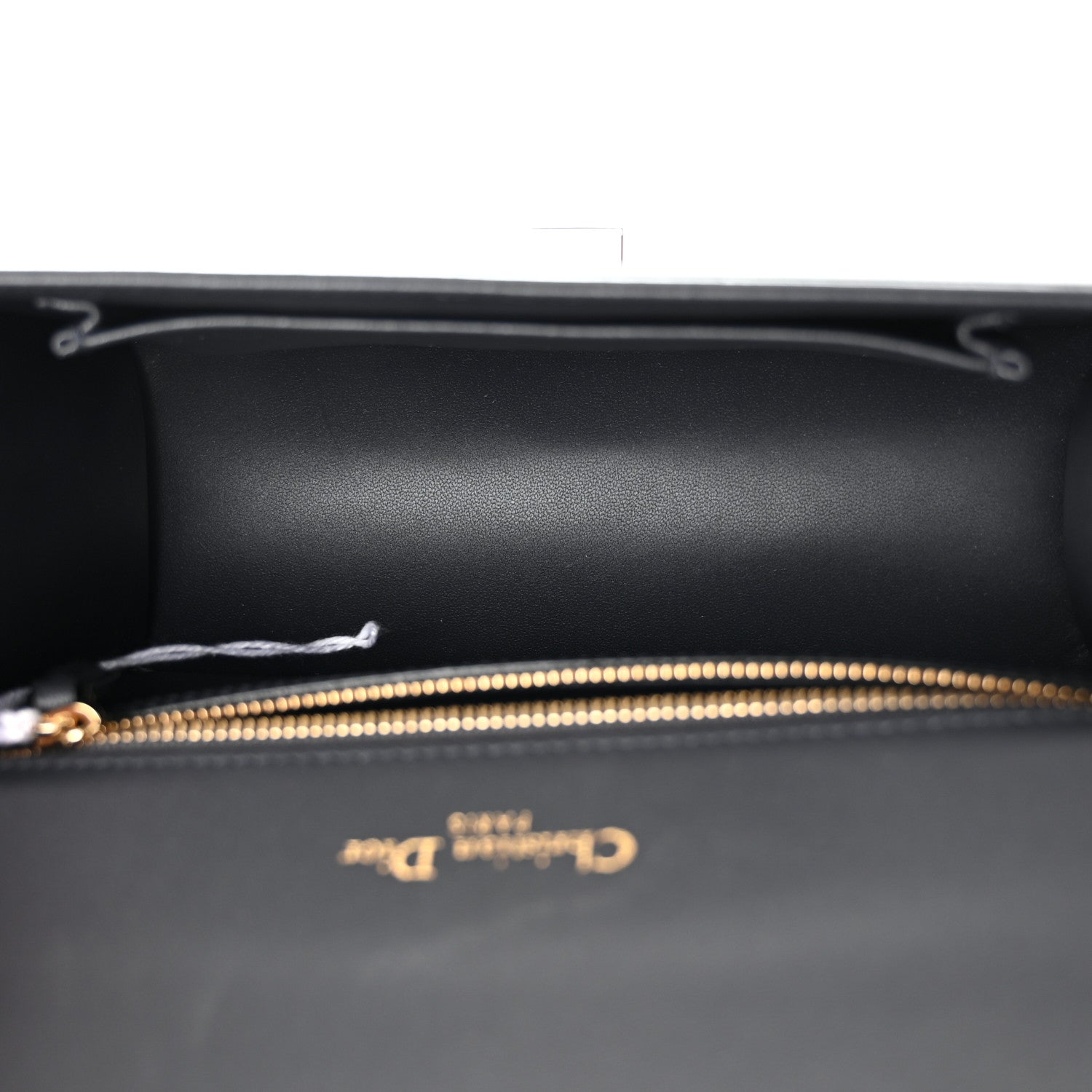 Christian Dior Metallic Patent Micro-Cannage Medium Diorama Flap Bag Silver 5 of 12