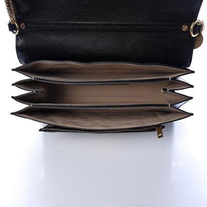 Givenchy Goatskin Quilted Medium GV3 Shoulder Bag Black 5 of 9