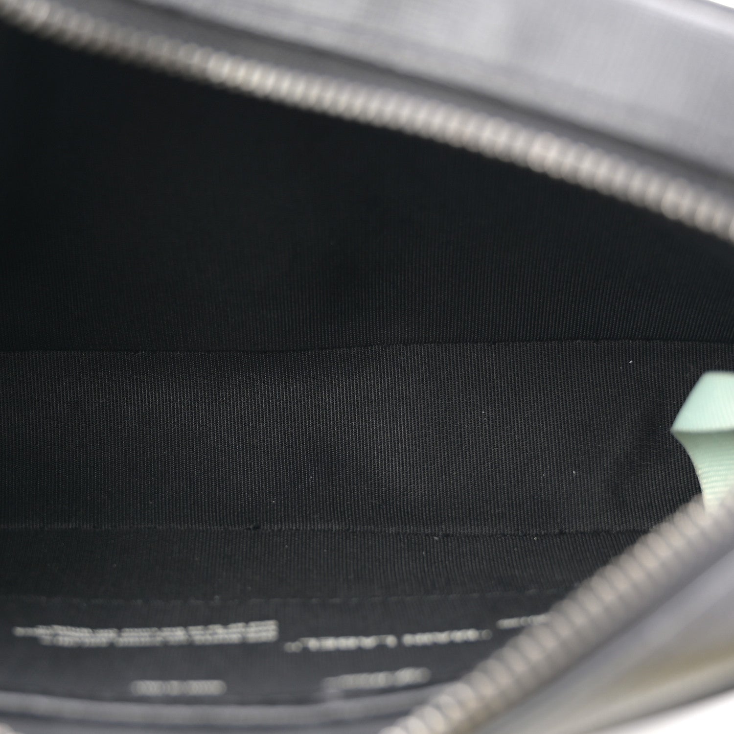 Off-White Saffiano Logo Belt Bag Crossbody Bag Black 5 of 12
