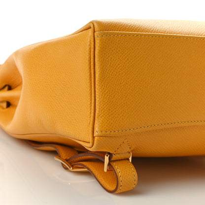 Hermes Courchevel Kelly Ado 20 Backpack Jaune 9 of 11