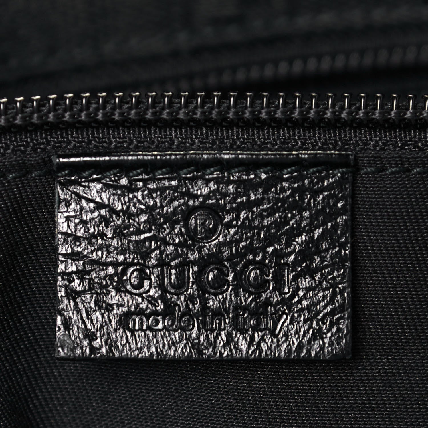 Gucci GG Monogram Medium Web Handle Bucket Tote Black 6 of 14
