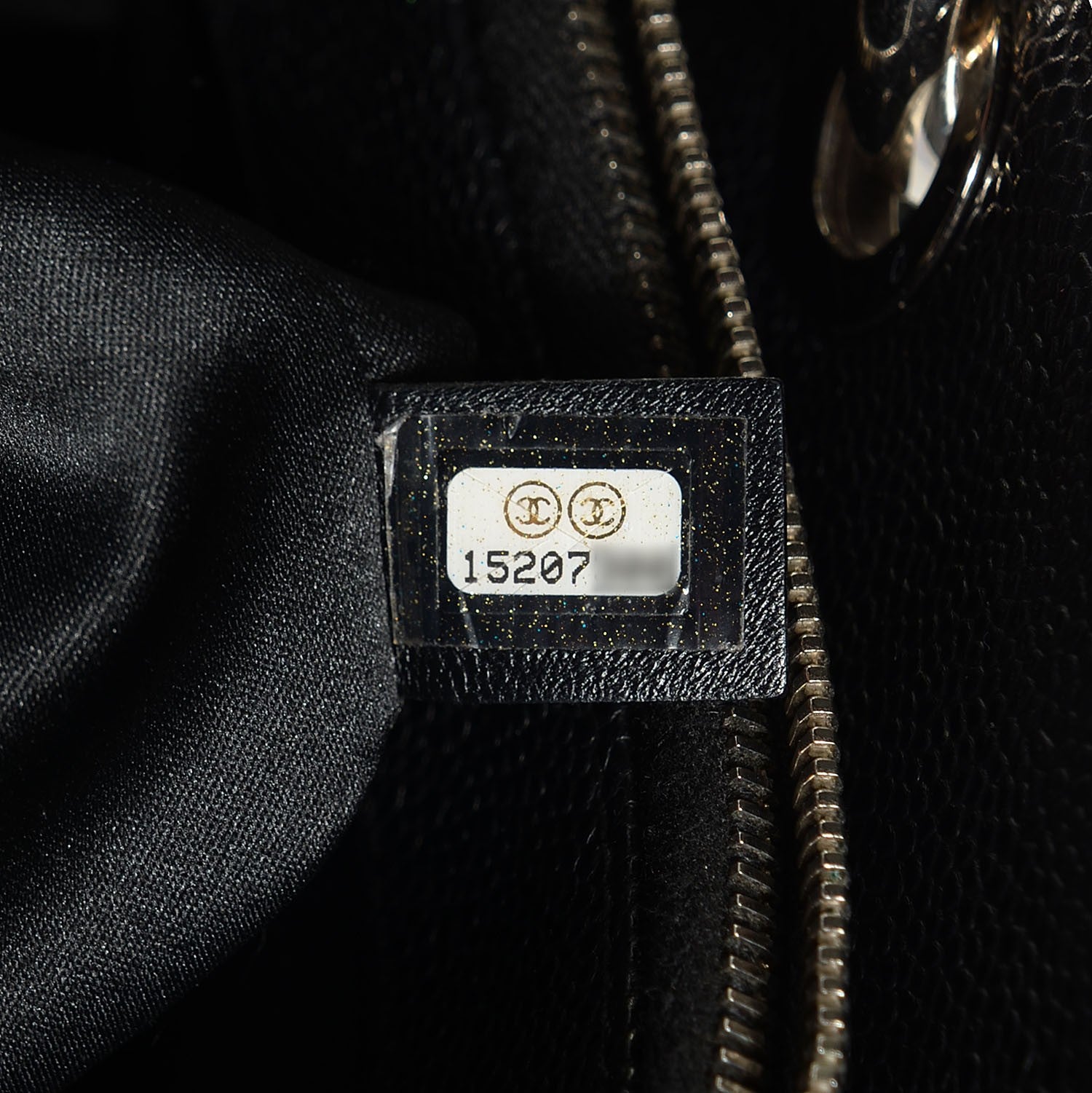Chanel Caviar Quilted Grand Shopping Tote GST Black 8 of 8