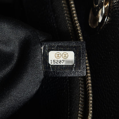 Chanel Caviar Quilted Grand Shopping Tote GST Black 8 of 8