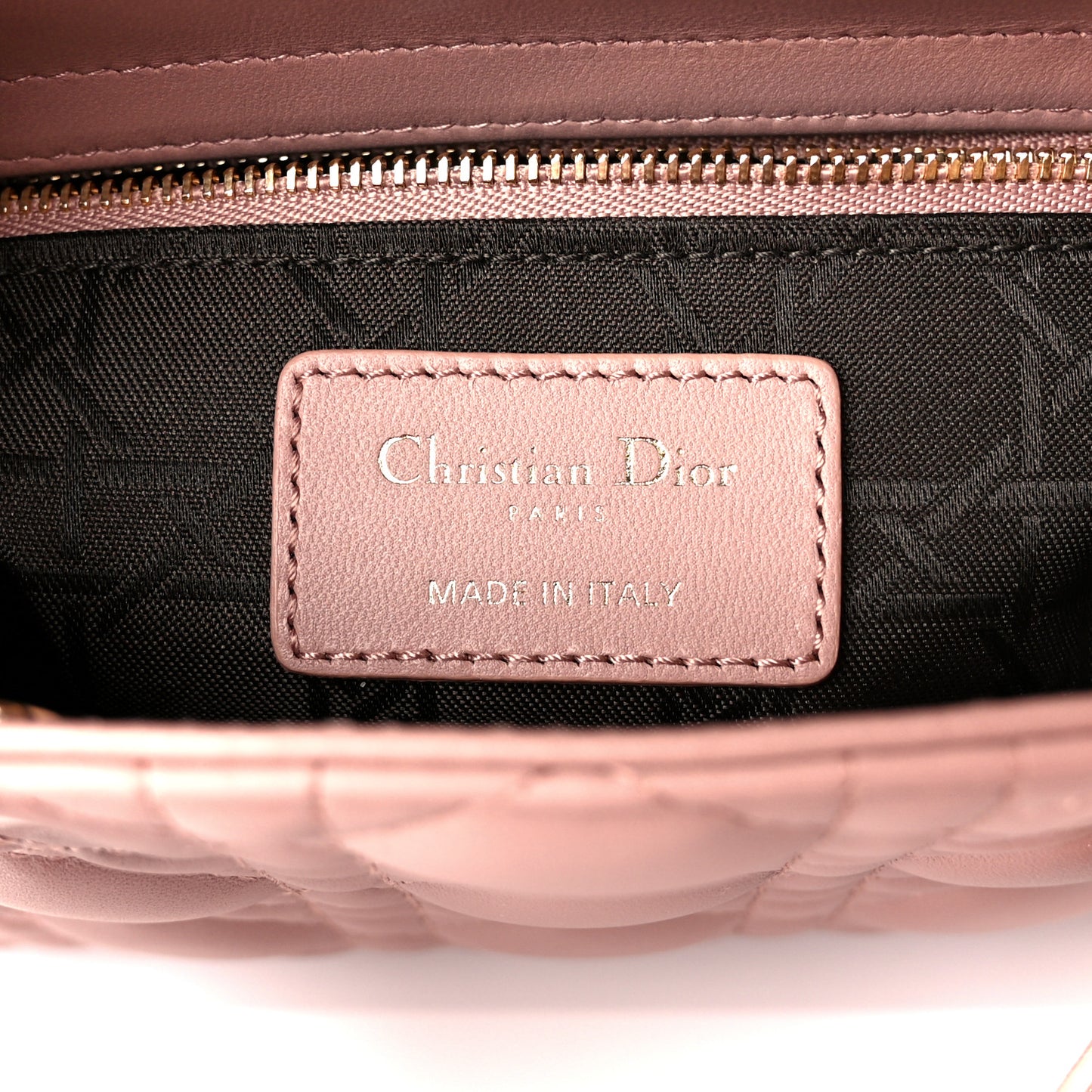 Lambskin Cannage Small My ABC Dior Lady Dior Blush