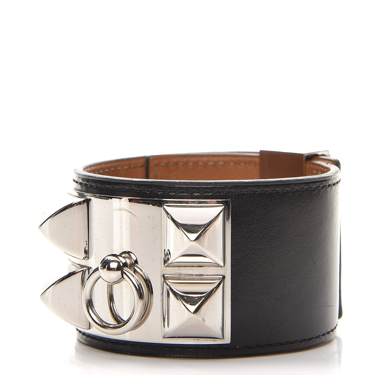 Hermes Box Collier de Chien CDC Bracelet L Black 1 of 9
