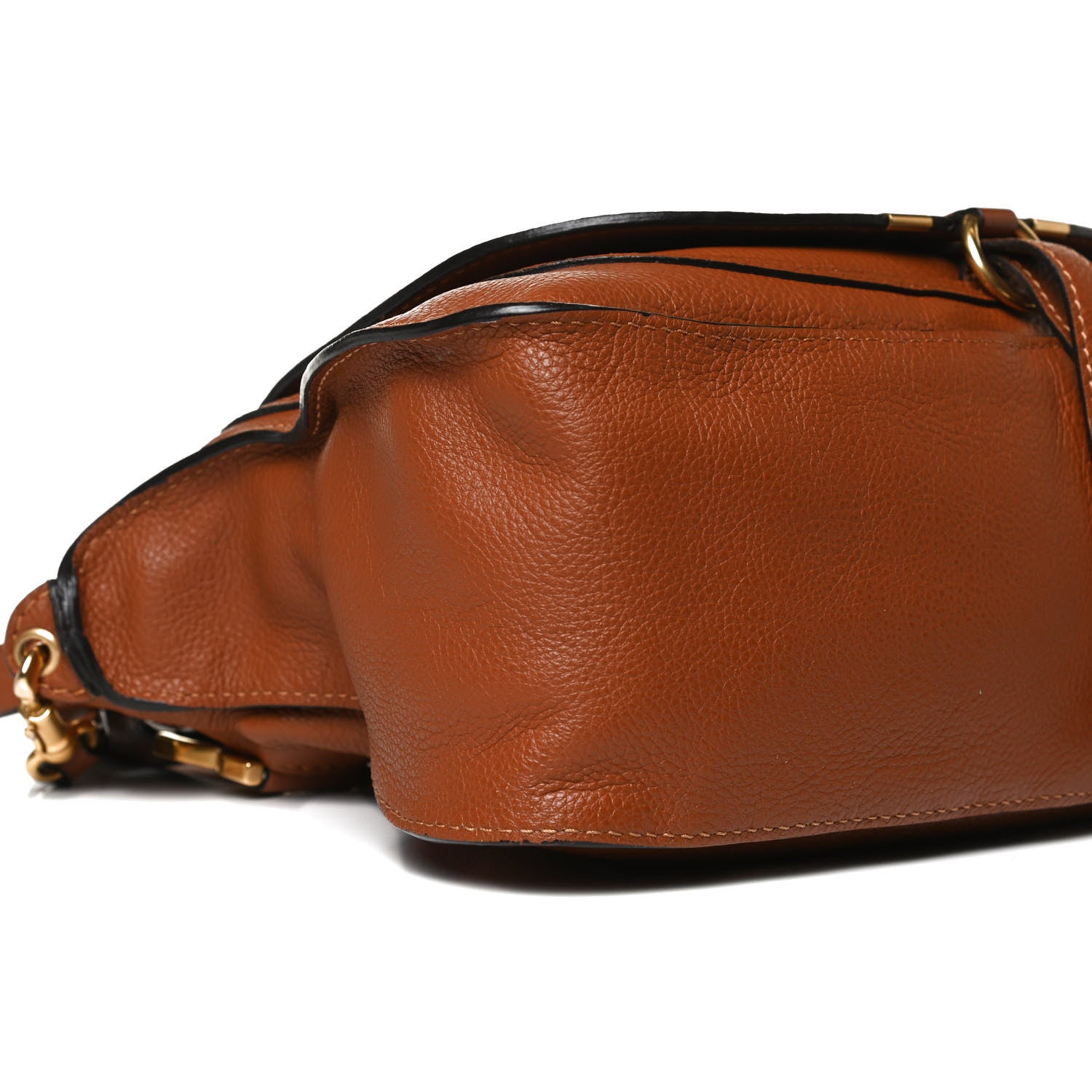 Chloe Calfskin Medium Marcie Satchel Tan 9 of 15