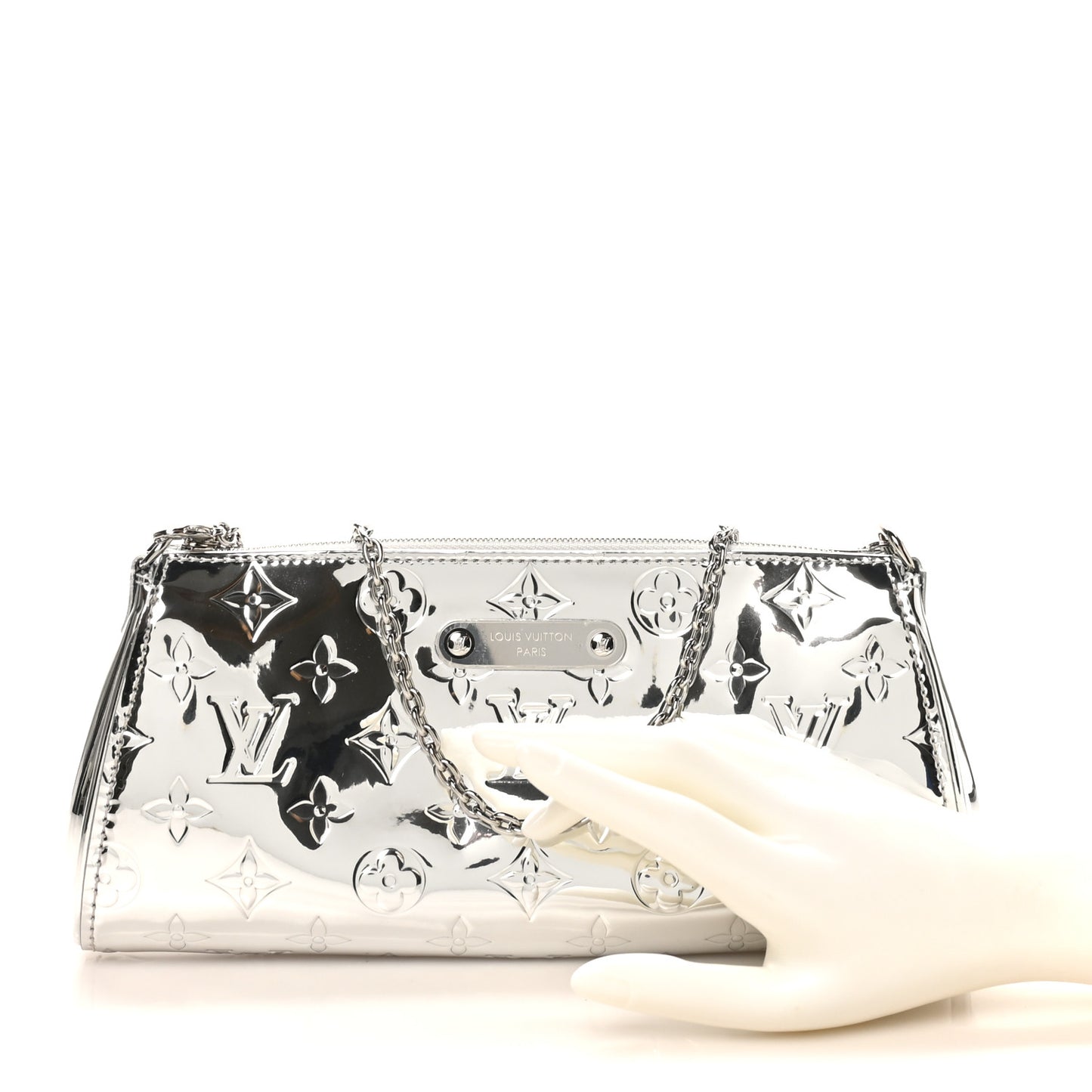 Monogram Miroir Pochette Eva Silver
