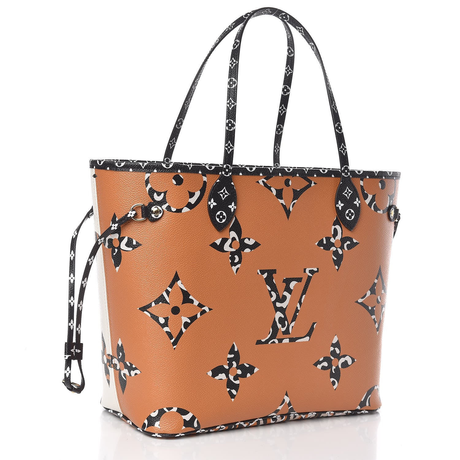 Louis Vuitton Monogram Giant Jungle Neverfull MM Ivory 5 of 12
