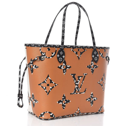 Louis Vuitton Monogram Giant Jungle Neverfull MM Ivory 5 of 12