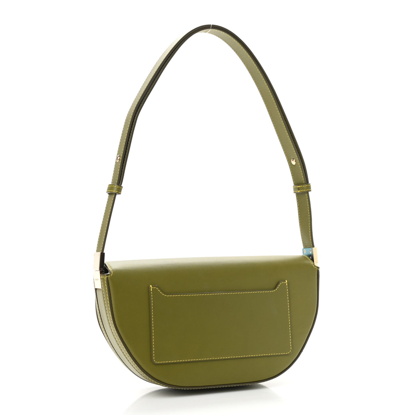 Calfskin Small Olympia Shoulder Bag Dark Fern
