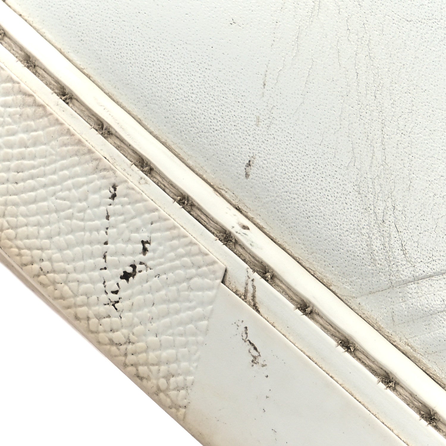 Hermes Calfskin Womens Advantage Sneakers 37 White 12 of 19