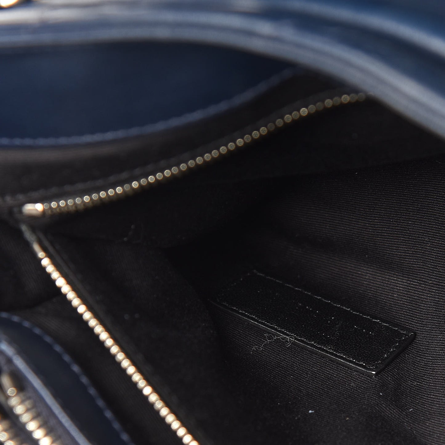 Calfskin Y Quilted Monogram Medium Loulou Chain Satchel Medium Blue