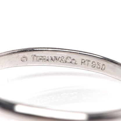 Tiffany Platinum Diamond Lace Ring 54 6.75 5 of 6