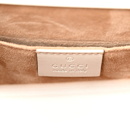 Gucci Calfskin Mini Sylvie Top Handle Bag White 6 of 10