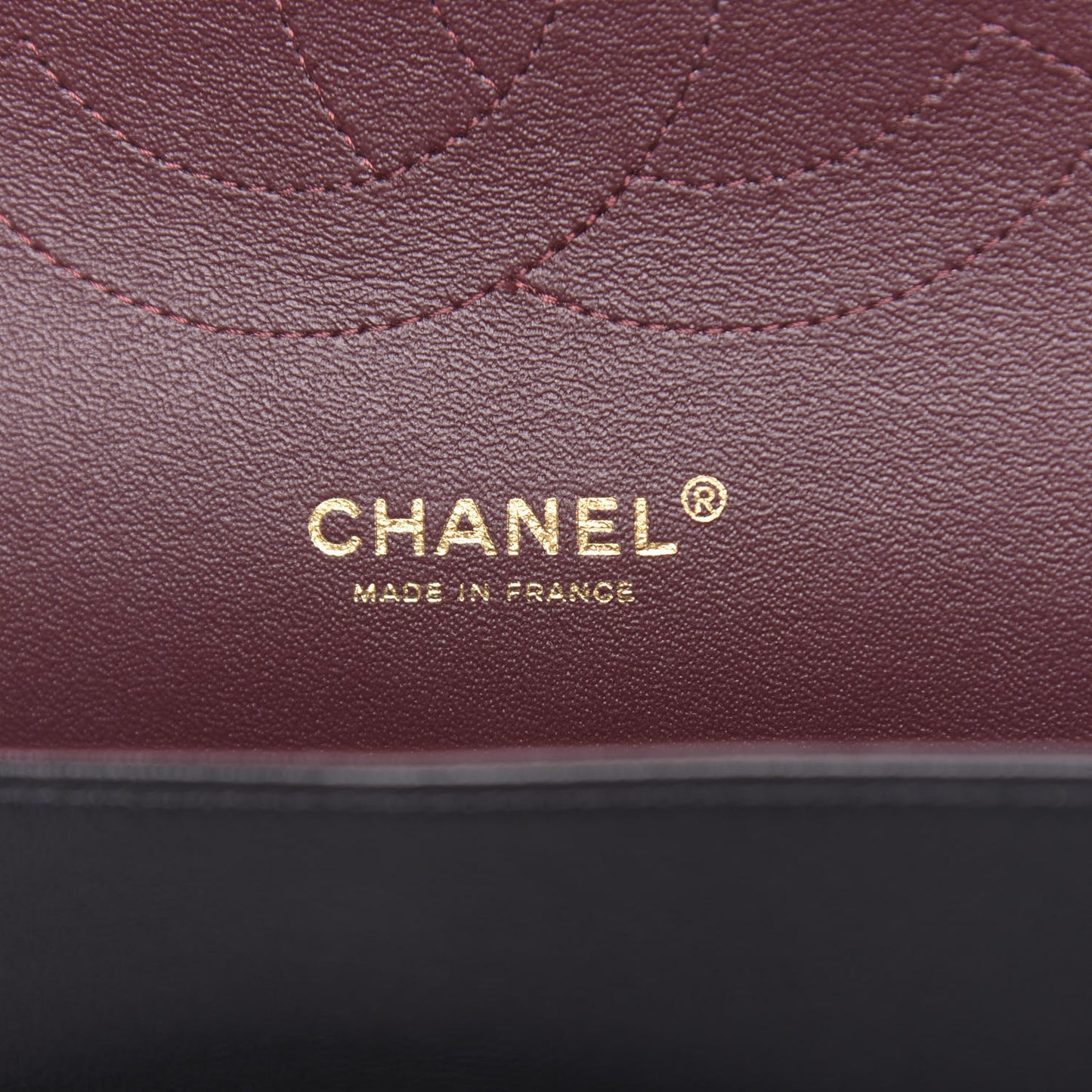 Lambskin Quilted Jumbo Double Flap Black