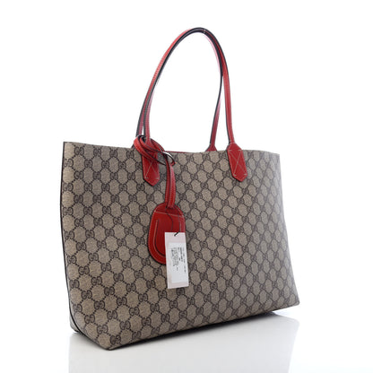 Gucci GG Supreme Monogram Medium Reversible Tote Beige Tobasco 3 of 16