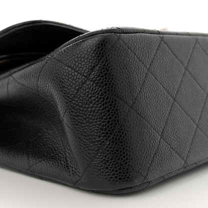 Chanel Caviar Quilted Jumbo Double Flap Black 9 of 14