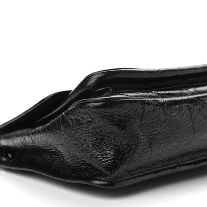 Saint Laurent Crinkled Calfskin Matelasse Monogram Medium Niki Chain Satchel Black 9 of 10