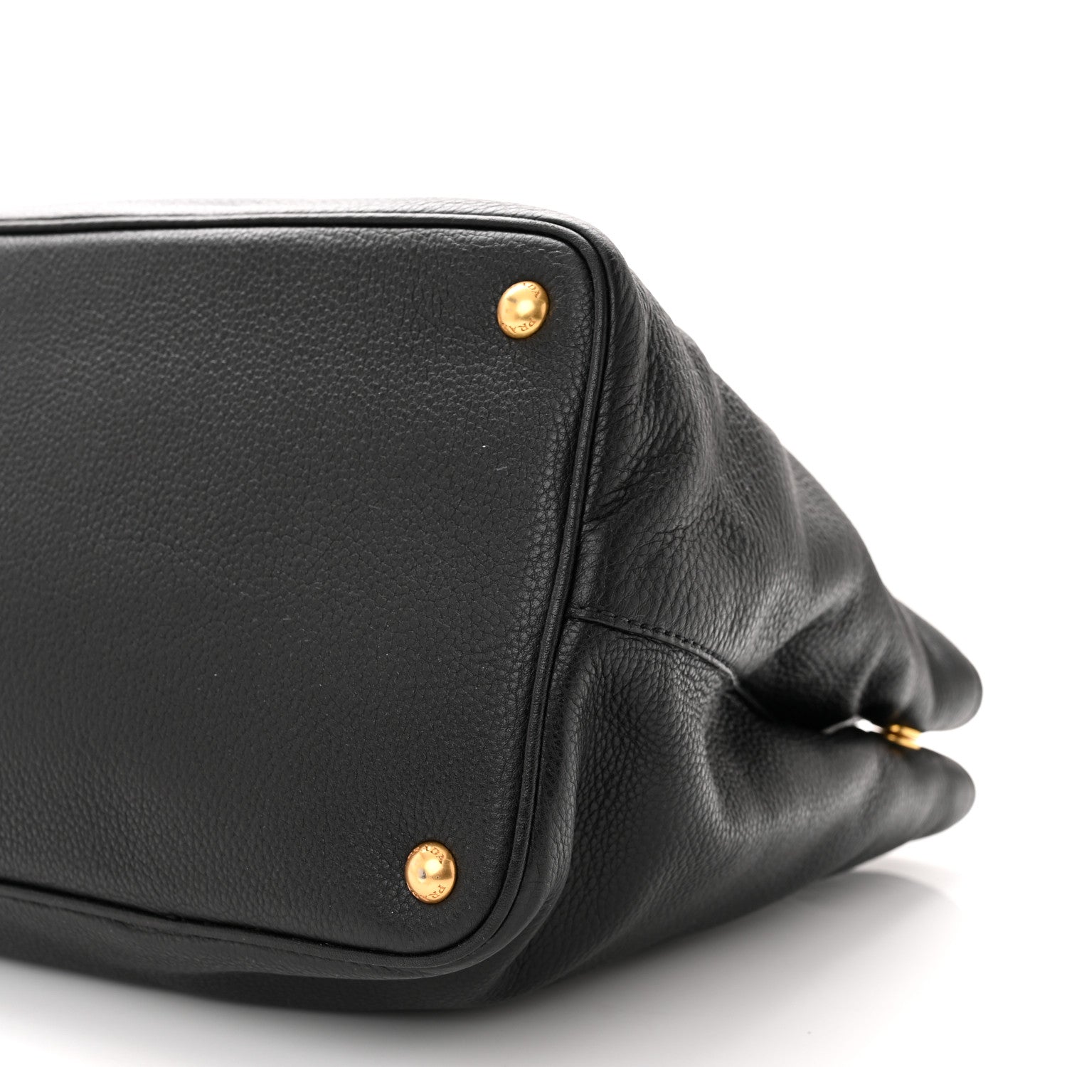 Prada Vitello Daino Tote Black 11 of 11