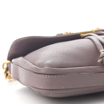 Gucci Calfskin Bamboo Croisette Evening Bag Mauve 6 of 9