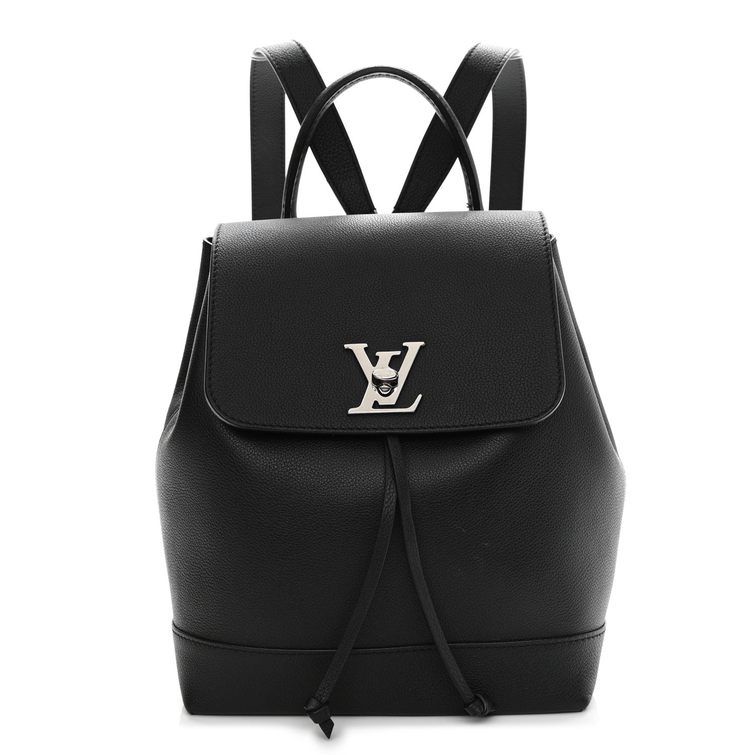 Louis Vuitton Calfskin Lockme Backpack Black 1 of 14