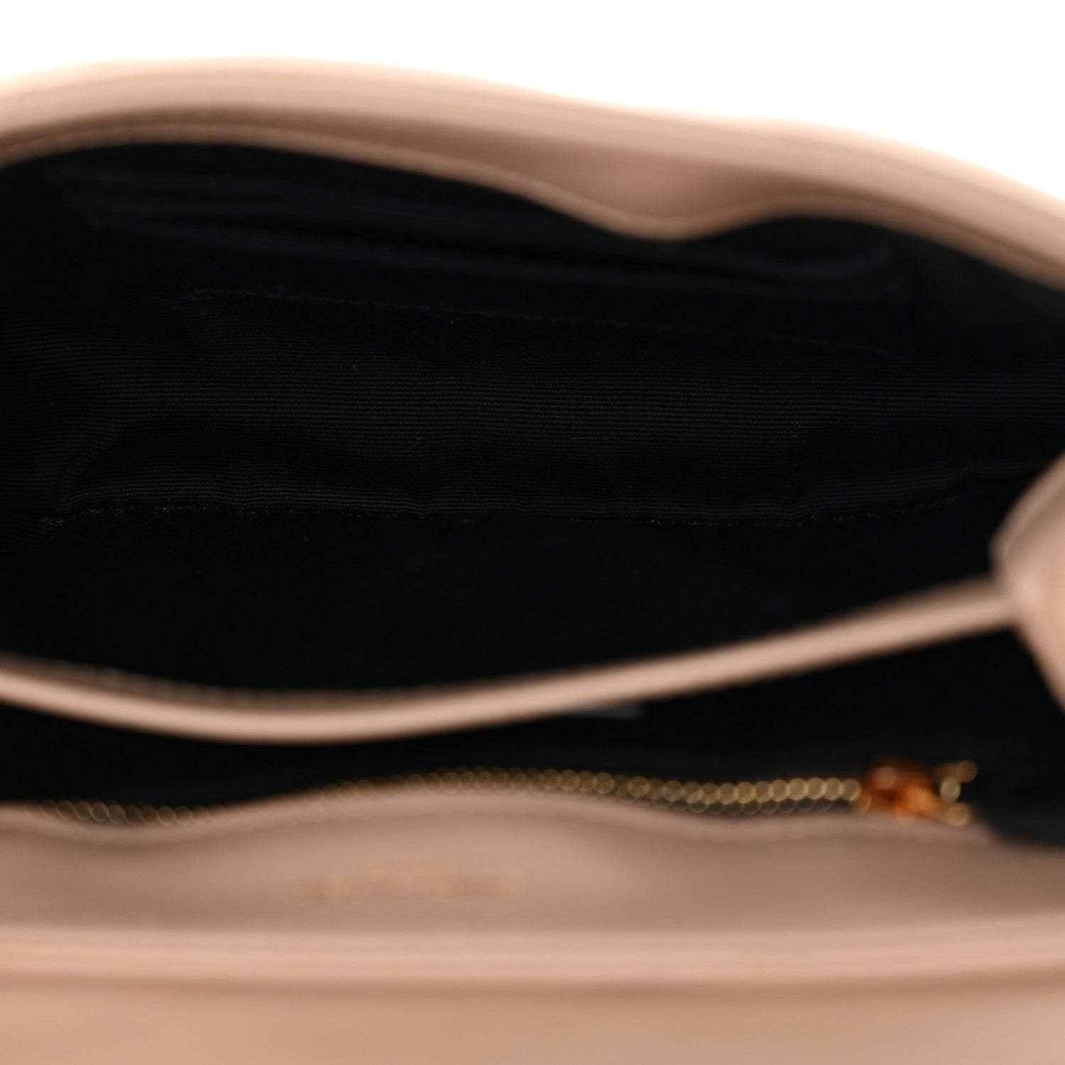 Saint Laurent Calfskin Y Quilted Monogram Toy Loulou Crossbody Bag Dark Beige 5 of 11
