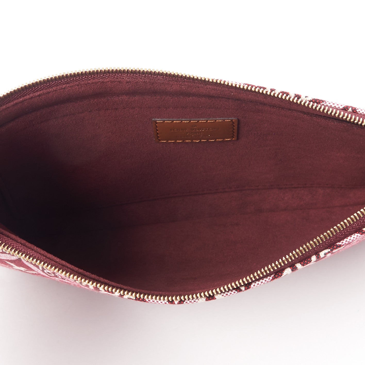 Jacquard Since 1854 Neverfull MM GM Pochette Bordeaux