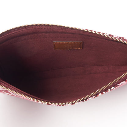 Louis Vuitton Jacquard Since 1854 Neverfull MM GM Pochette Bordeaux 6 of 8