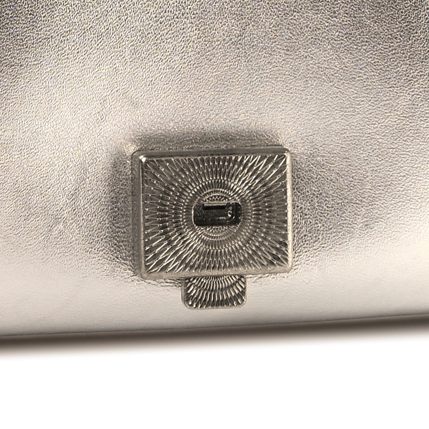 Dolce & Gabbana Metallic Calfskin Small Devotion Crossbody Bag Silver 10 of 11