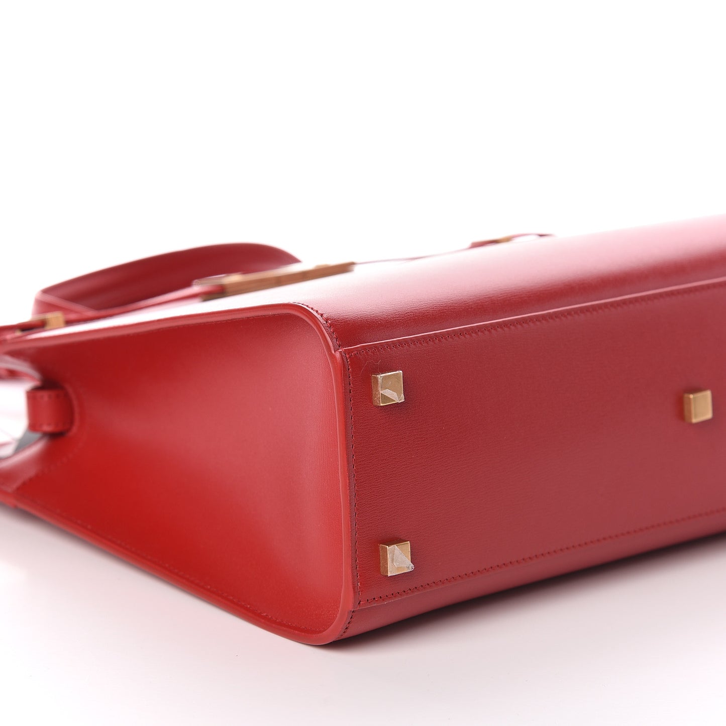Calfskin Small Manhattan Shopper Tote Red