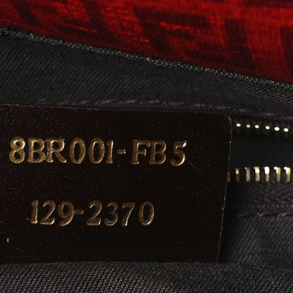 Fendi Zucchino Spalmati Vitello Mama Baguette Bordeaux Rubino 7 of 10