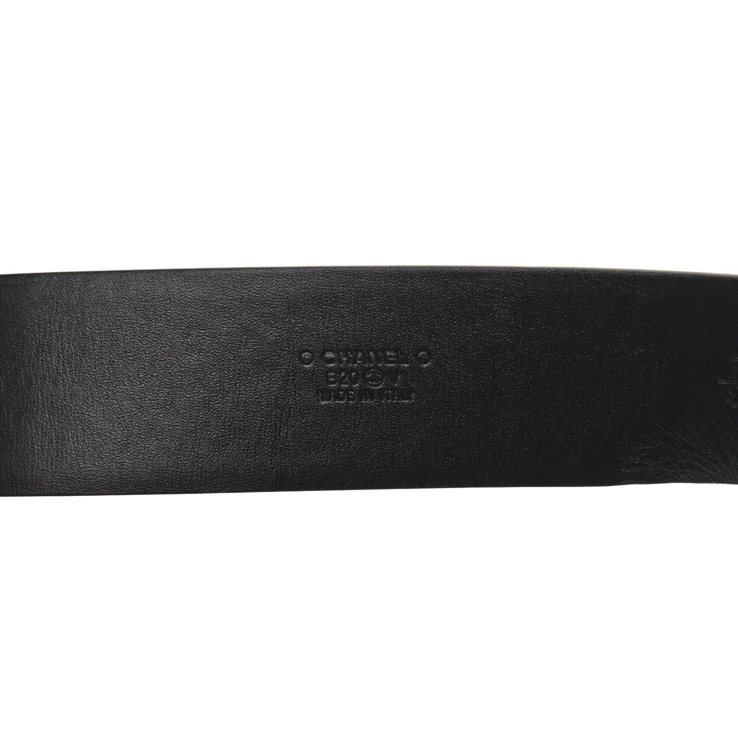 Chanel Pearl Crystal Sparkling Pearls CC Belt 90 36 Black 3 of 8