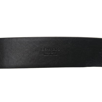 Chanel Pearl Crystal Sparkling Pearls CC Belt 90 36 Black 3 of 8