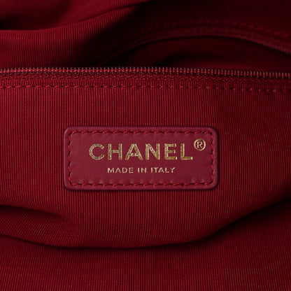 Chanel Calfskin Quilted Large Coco Mellow Hobo Black 6 of 10