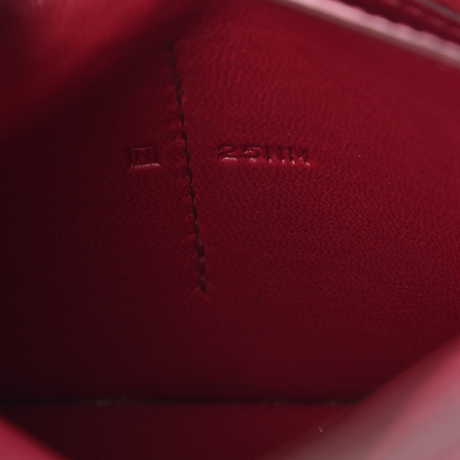 Hermes Togo Dogon Compact Wallet Rubis 7 of 8