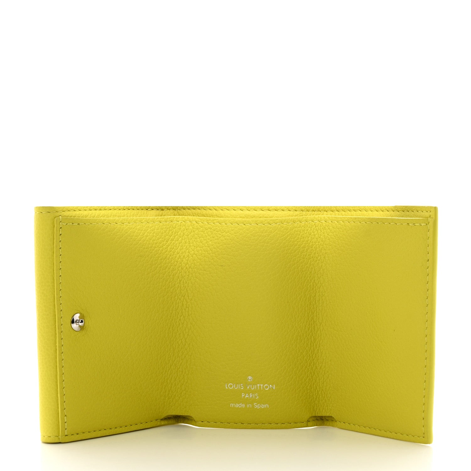 Louis Vuitton Soft Calfskin My LockMe Compact Wallet Pistache 5 of 8
