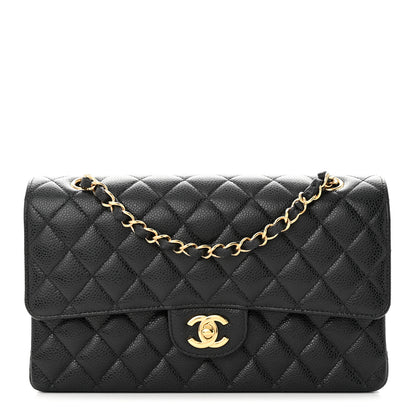 Chanel Caviar Quilted Medium Double Flap Black 1 of 11