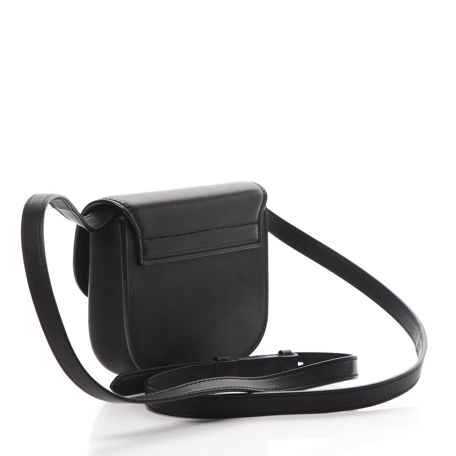 Saint Laurent Smooth Calfskin Mini Classic Monogram Kaia Satchel Black 3 of 16