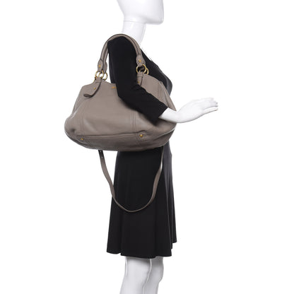 Miu Miu Vitello Daino Top Handle Tote Argilla 3 of 12