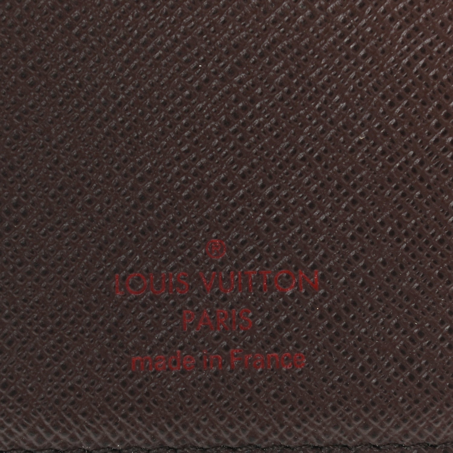 Louis Vuitton Damier Ebene Checkbook Cover Wallet 5 of 6