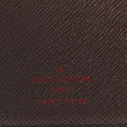 Louis Vuitton Damier Ebene Checkbook Cover Wallet 5 of 6